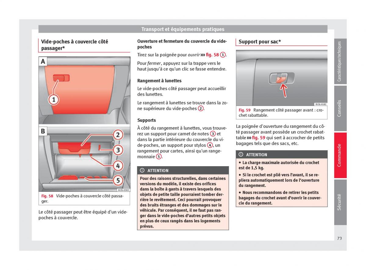 Seat Mii manuel du proprietaire / page 75