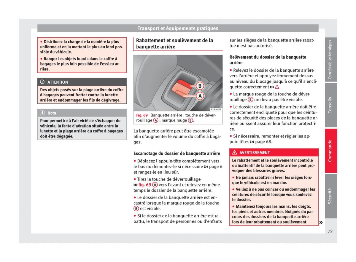 Seat Mii manuel du proprietaire / page 81