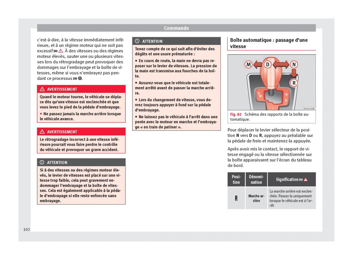 Seat Mii manuel du proprietaire / page 104