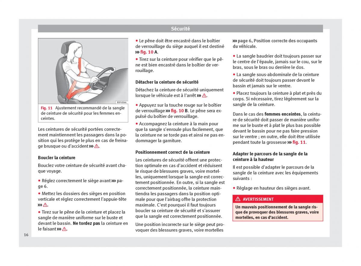 Seat Mii manuel du proprietaire / page 18