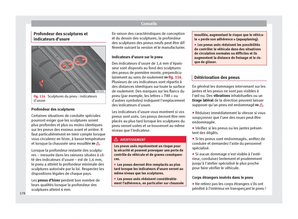 Seat Mii manuel du proprietaire / page 180