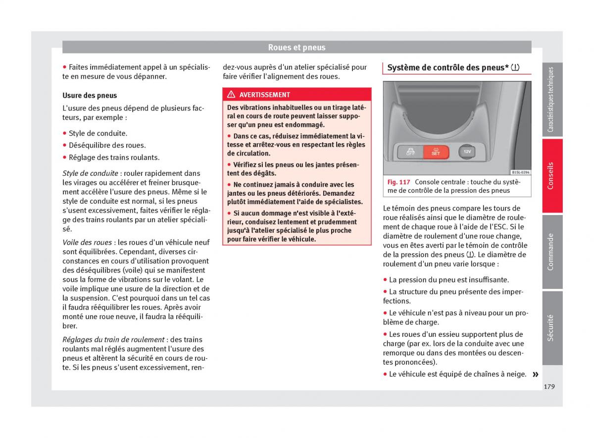 Seat Mii manuel du proprietaire / page 181