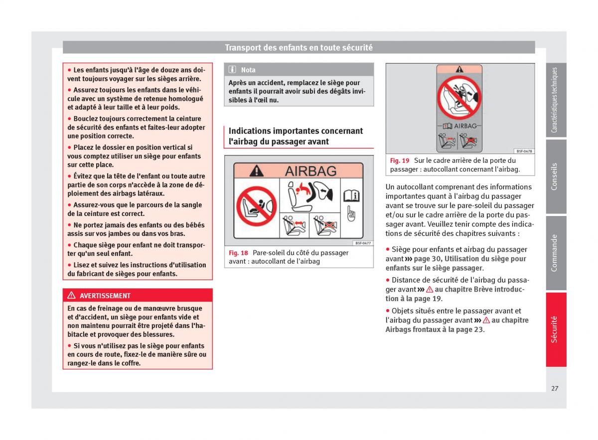 Seat Mii manuel du proprietaire / page 29