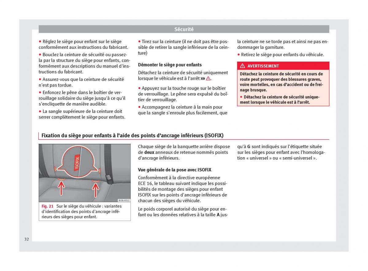 Seat Mii manuel du proprietaire / page 34