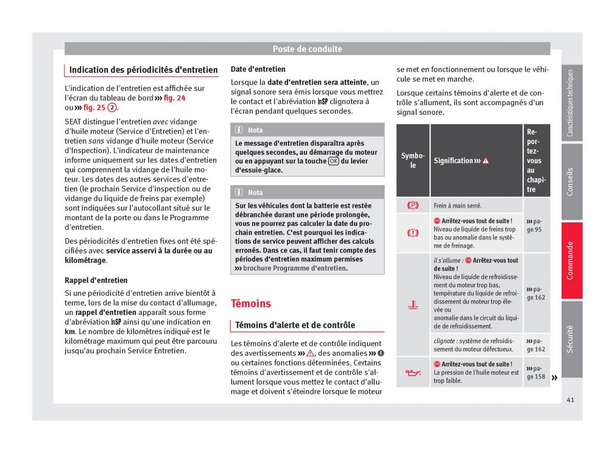 Seat Mii manuel du proprietaire / page 43