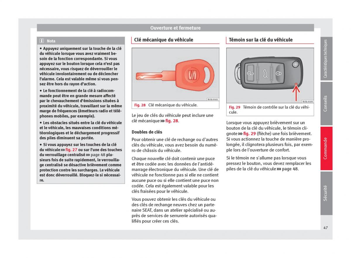 Seat Mii manuel du proprietaire / page 49