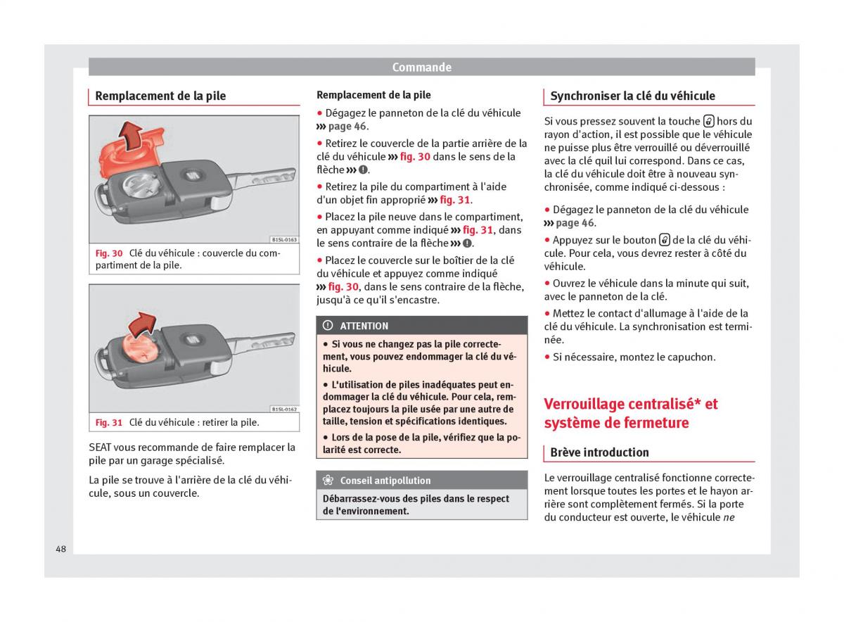 Seat Mii manuel du proprietaire / page 50