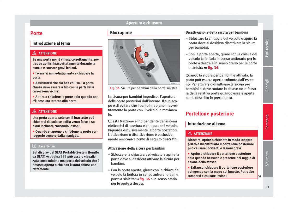 Seat Mii manuale del proprietario / page 55