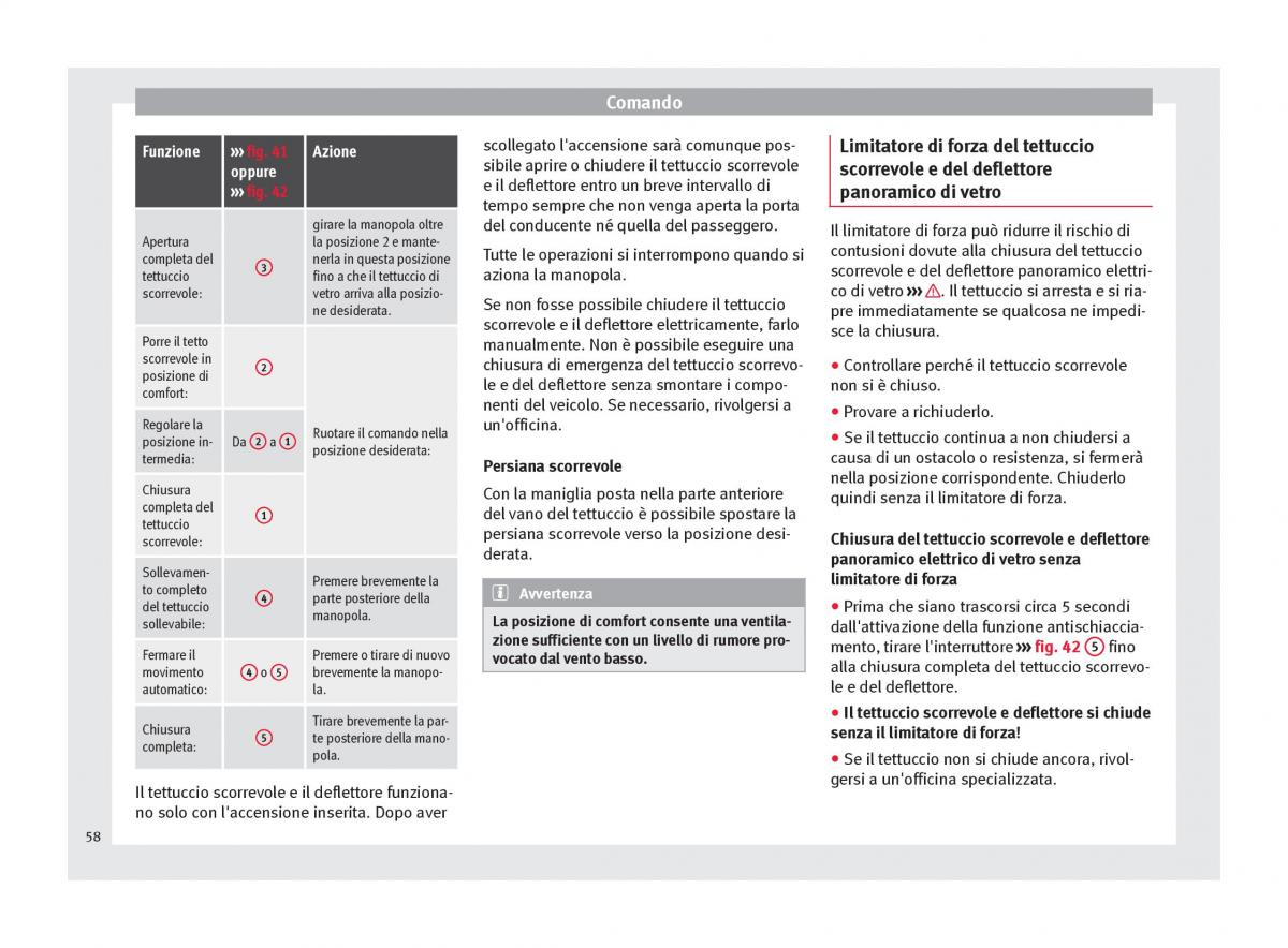 Seat Mii manuale del proprietario / page 60