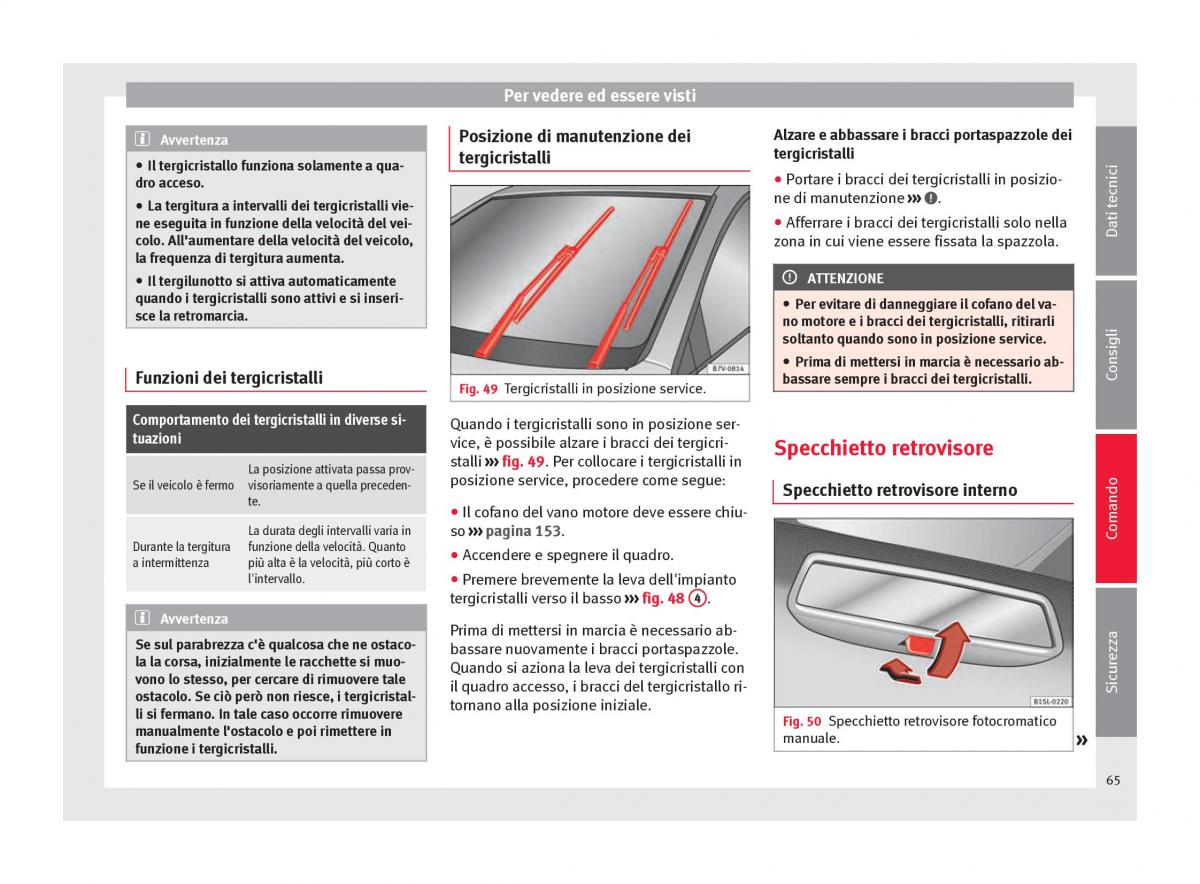 Seat Mii manuale del proprietario / page 67