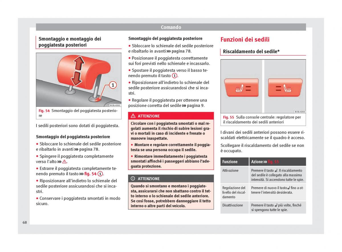 Seat Mii manuale del proprietario / page 70