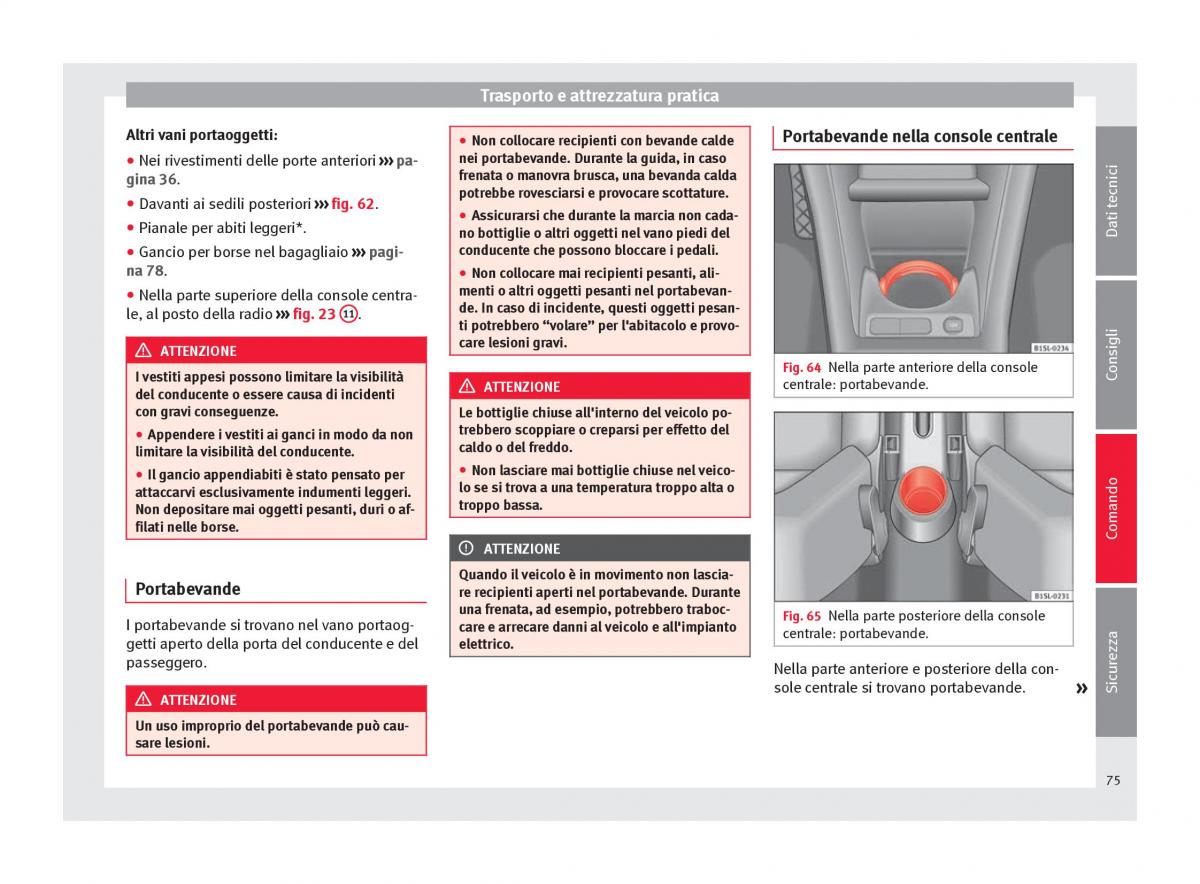 Seat Mii manuale del proprietario / page 77