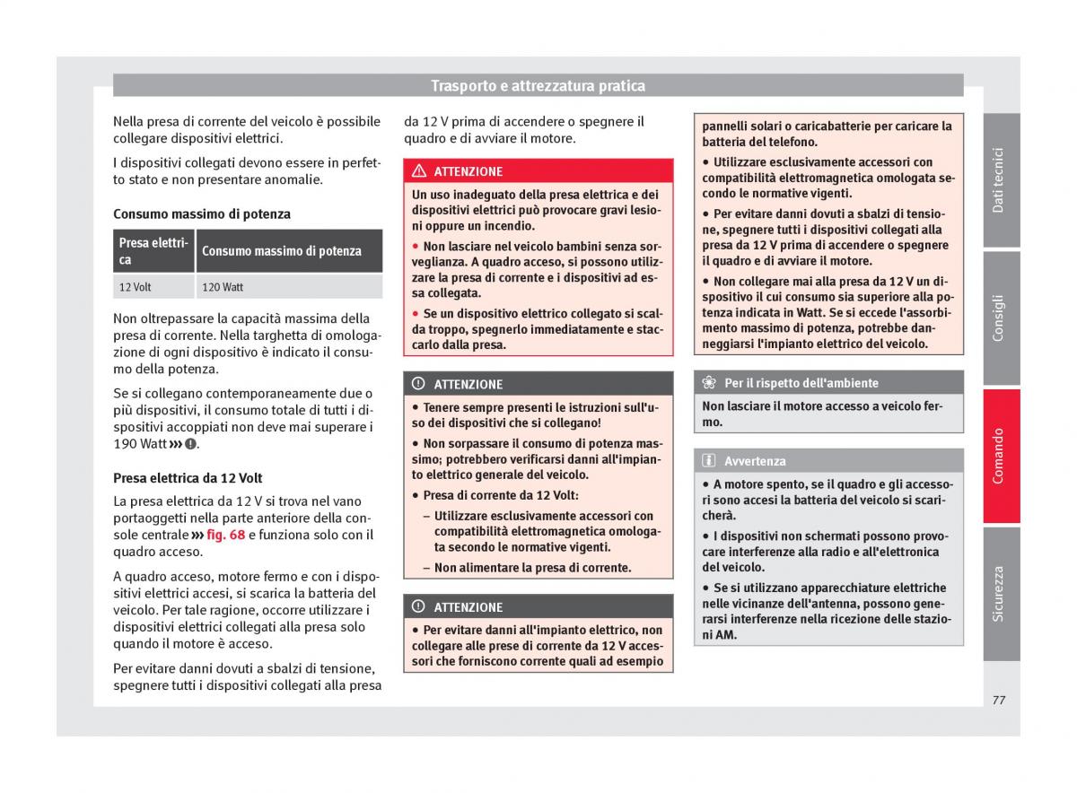 Seat Mii manuale del proprietario / page 79