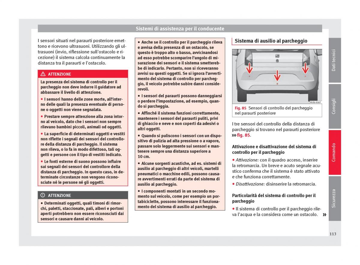 Seat Mii manuale del proprietario / page 115