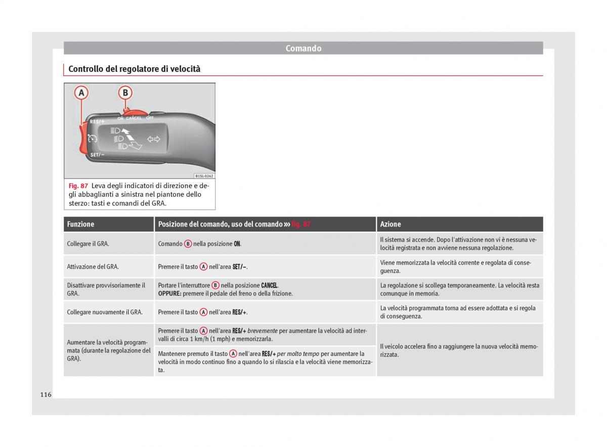 Seat Mii manuale del proprietario / page 118