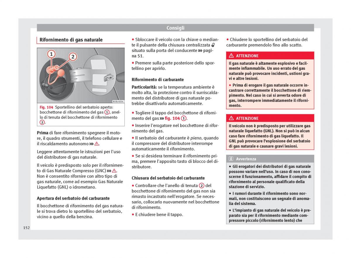 Seat Mii manuale del proprietario / page 154