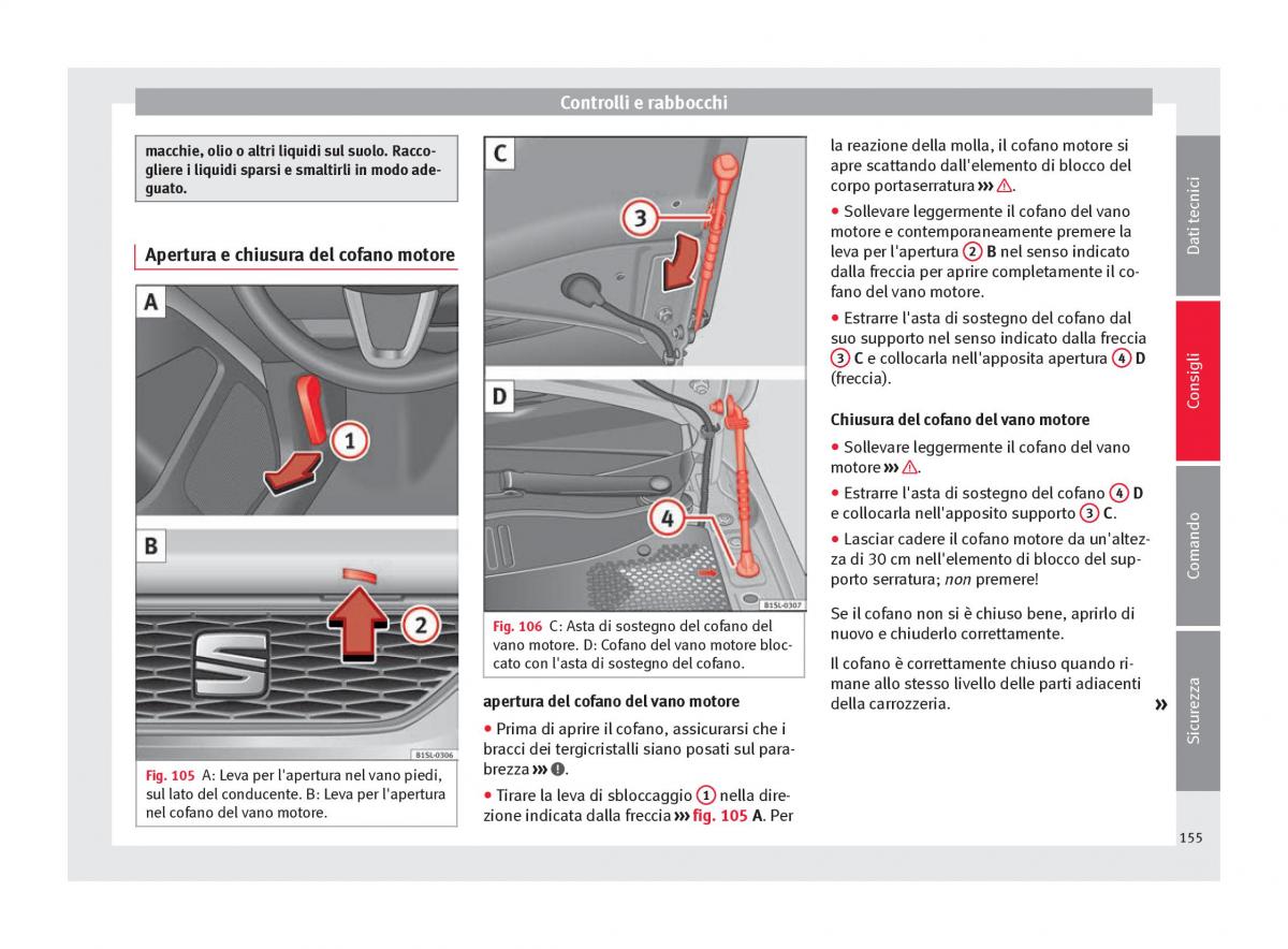 Seat Mii manuale del proprietario / page 157