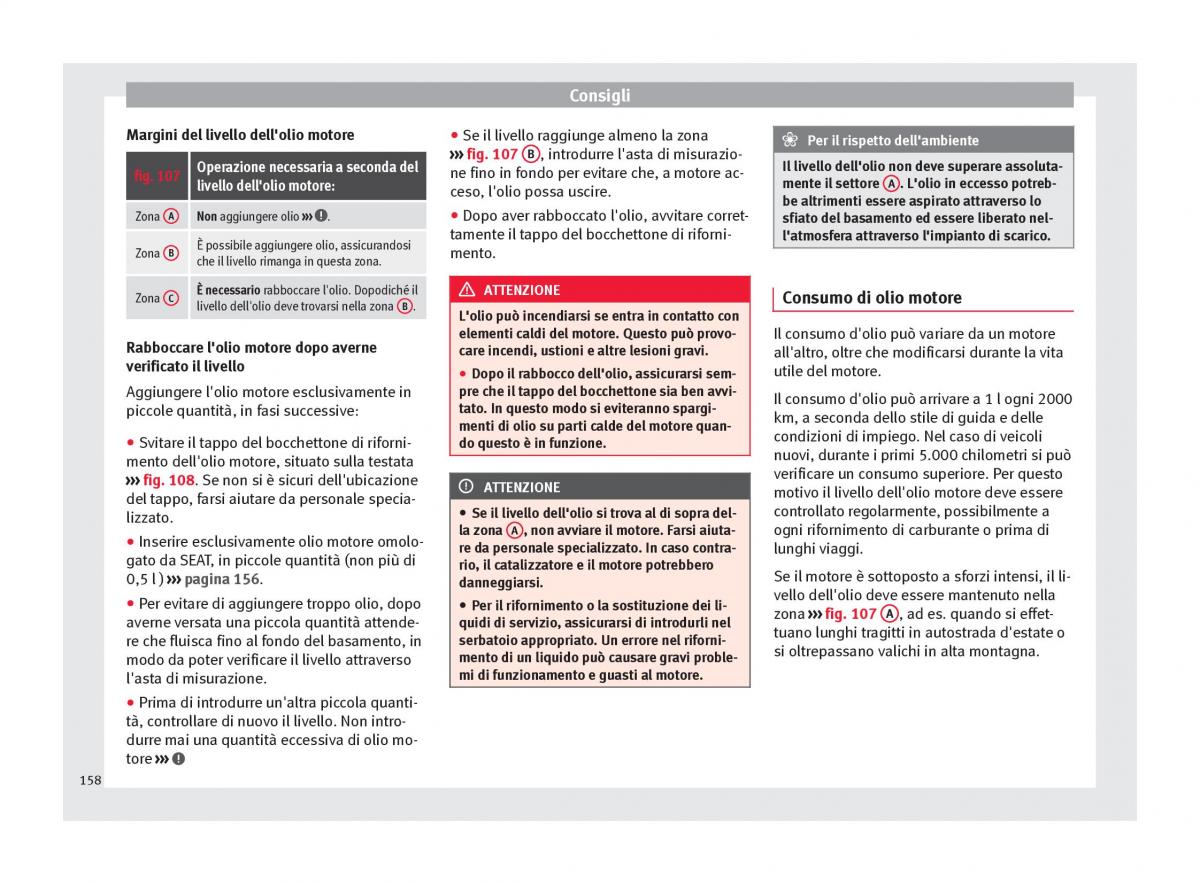 Seat Mii manuale del proprietario / page 160