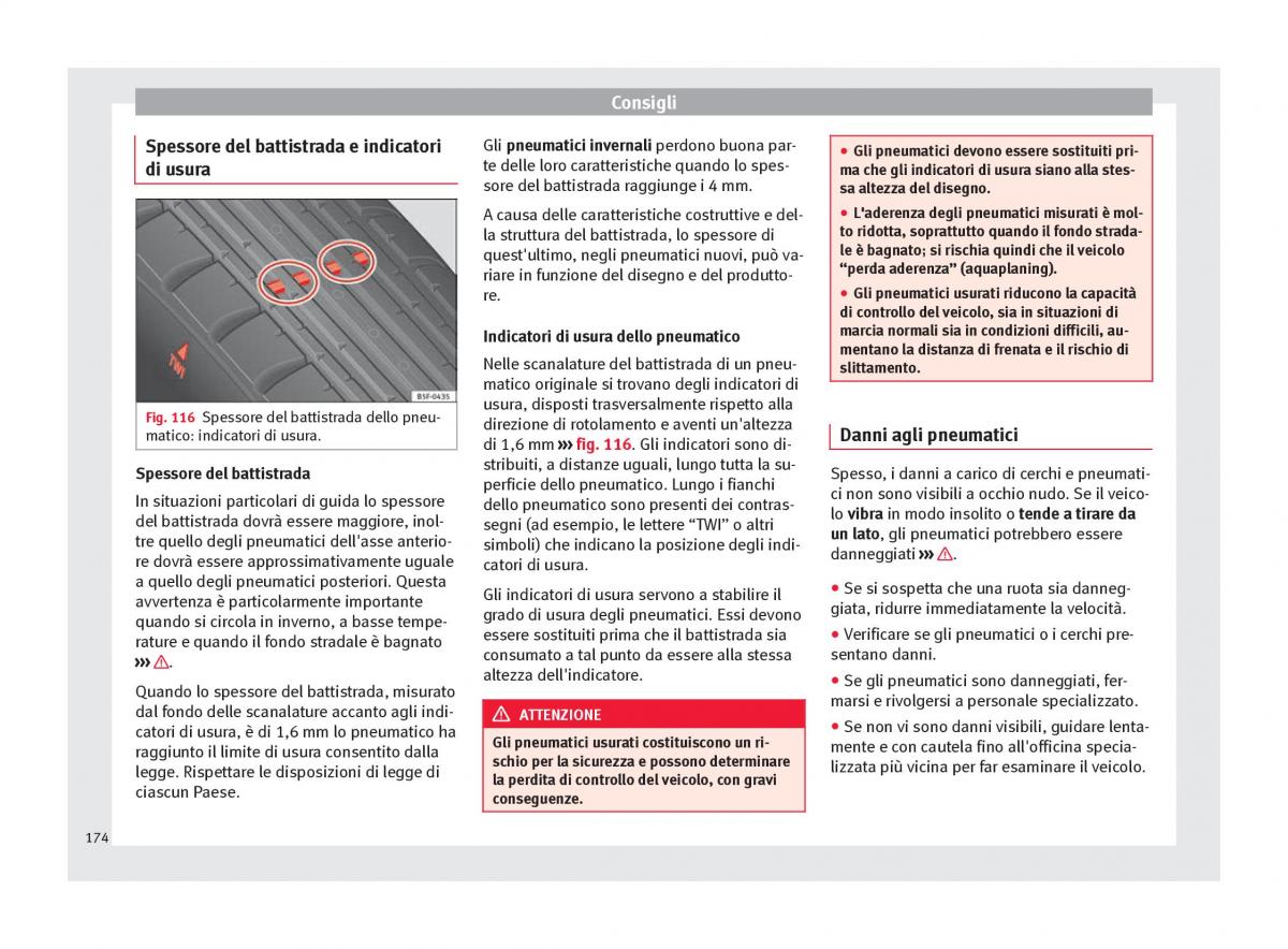 Seat Mii manuale del proprietario / page 176