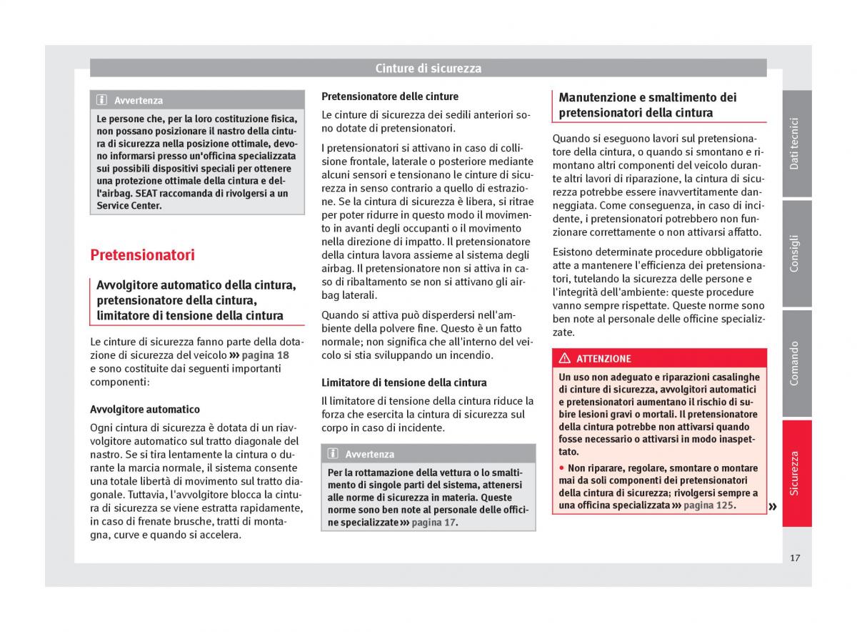 Seat Mii manuale del proprietario / page 19