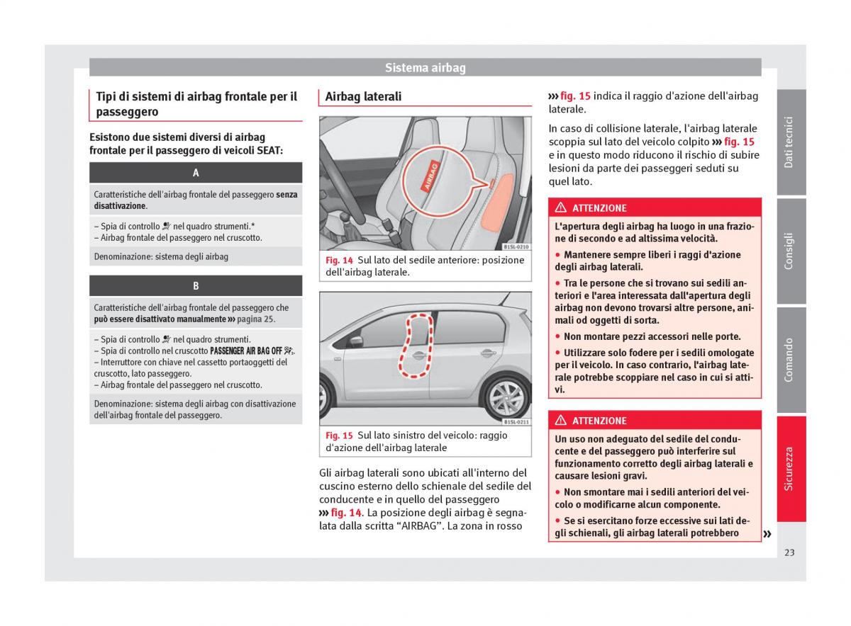 Seat Mii manuale del proprietario / page 25