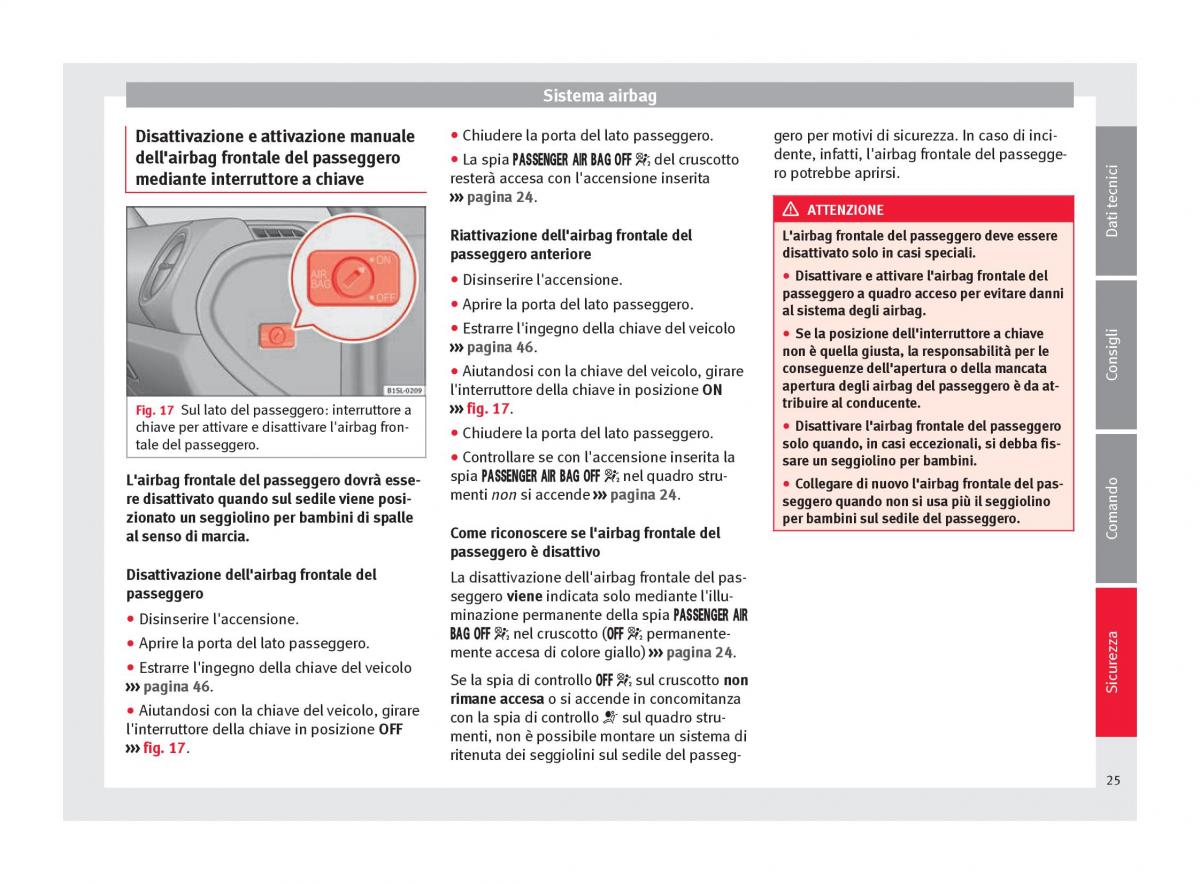 Seat Mii manuale del proprietario / page 27