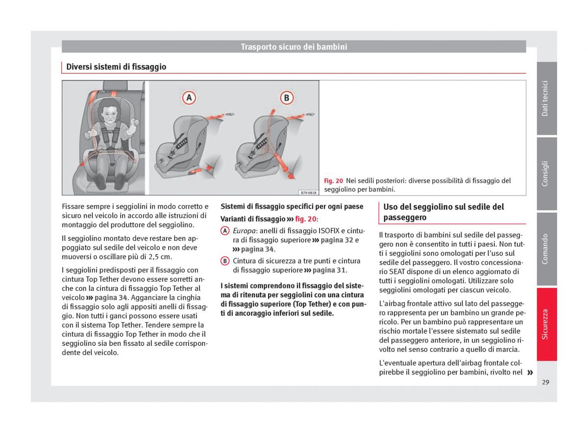 Seat Mii manuale del proprietario / page 31