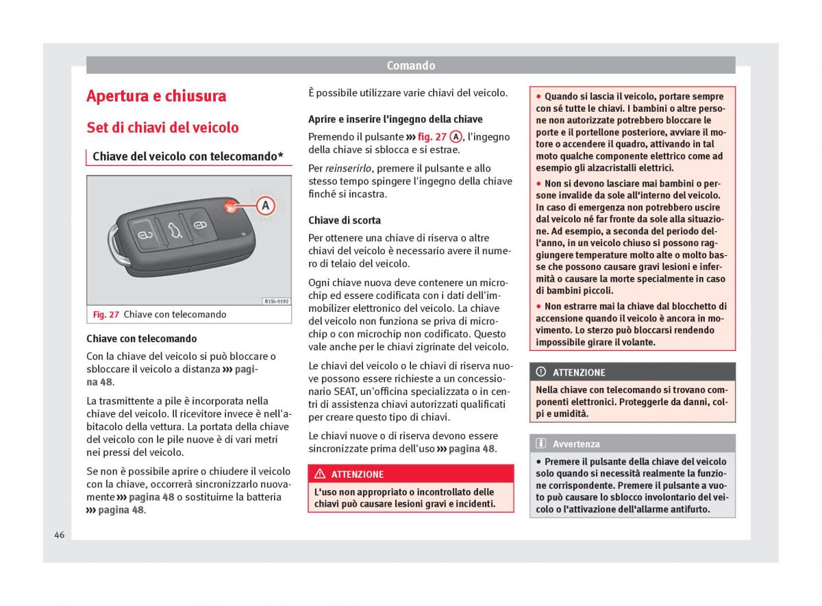 Seat Mii manuale del proprietario / page 48