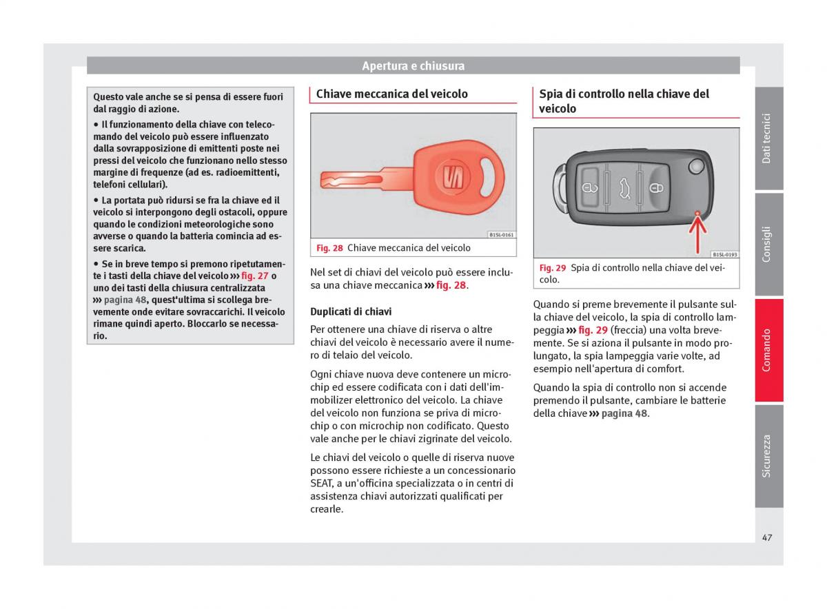 Seat Mii manuale del proprietario / page 49