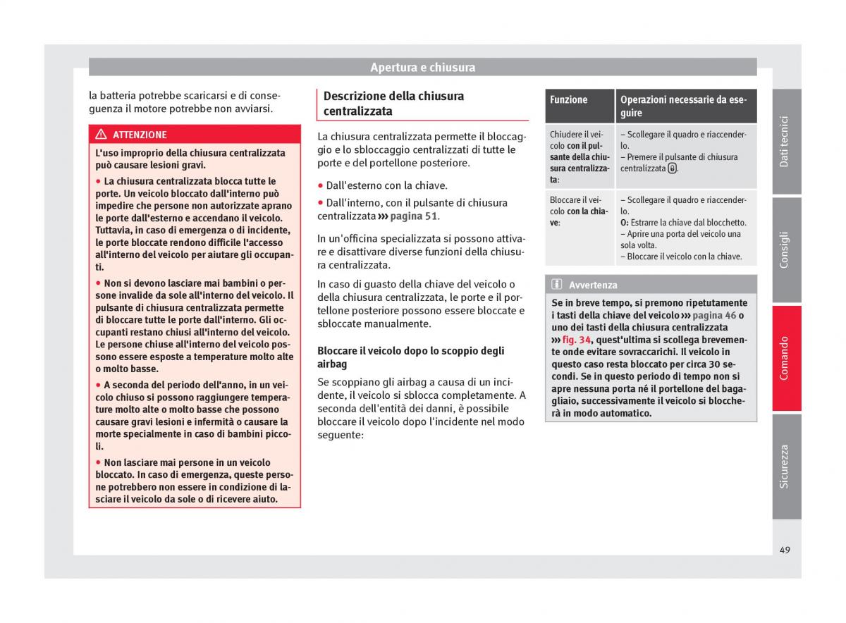 Seat Mii manuale del proprietario / page 51