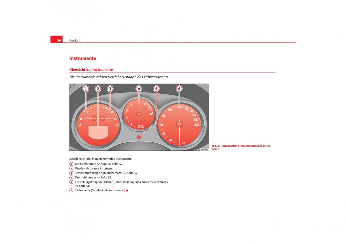 Seat Toledo III 3 Handbuch / page 58