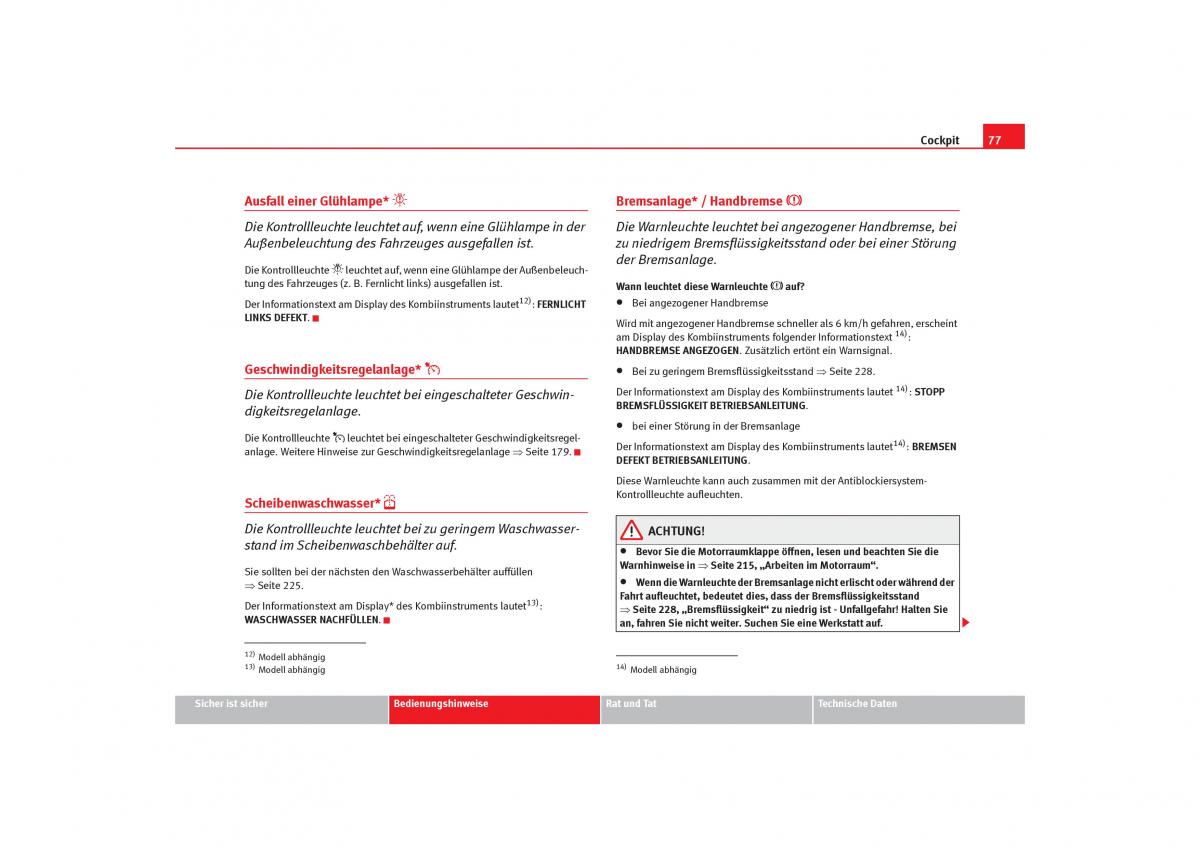 Seat Toledo III 3 Handbuch / page 79