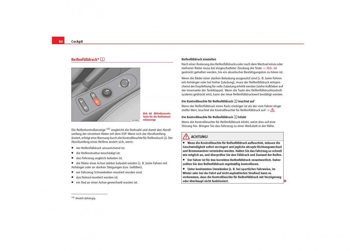 Seat Toledo III 3 Handbuch / page 82