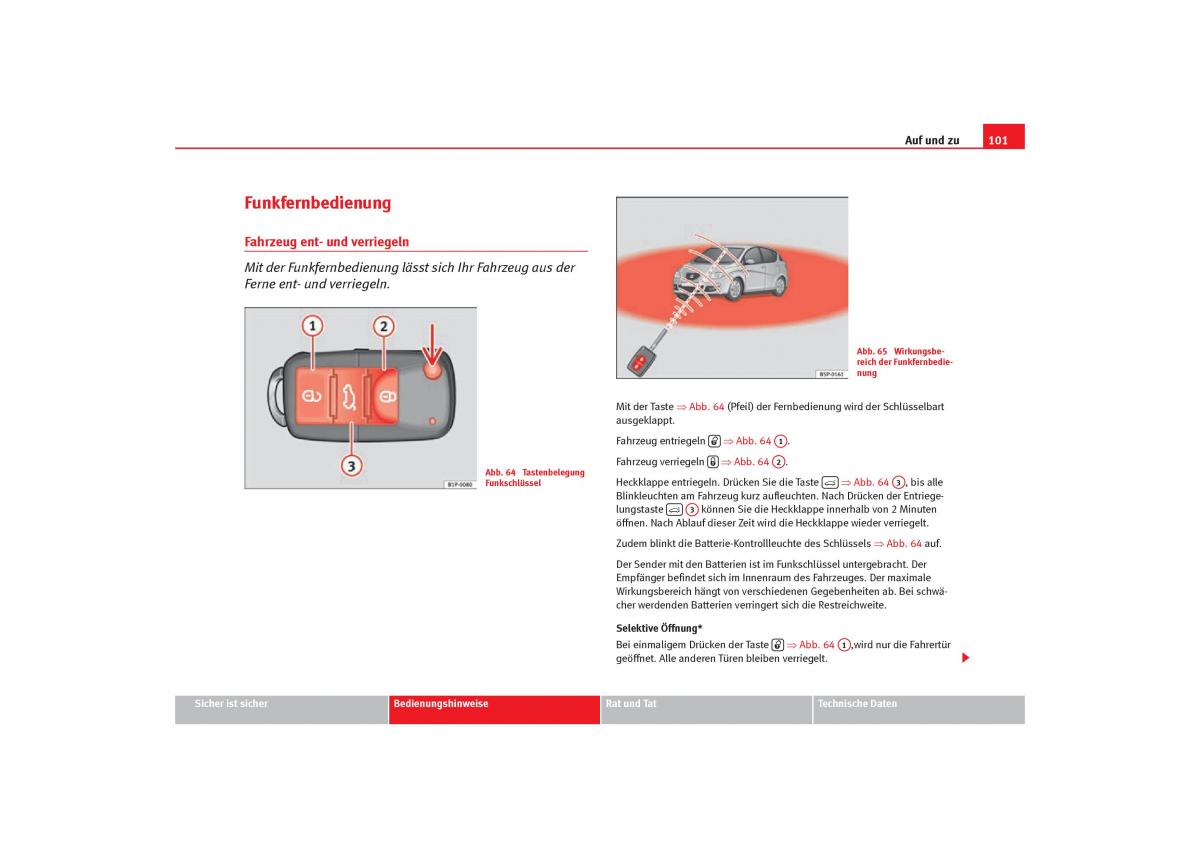 Seat Toledo III 3 Handbuch / page 103