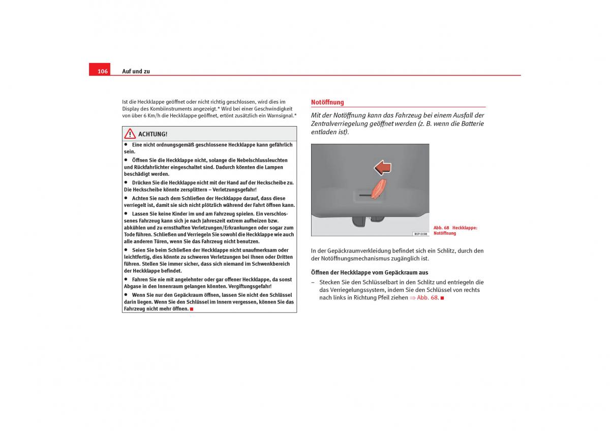 Seat Toledo III 3 Handbuch / page 108