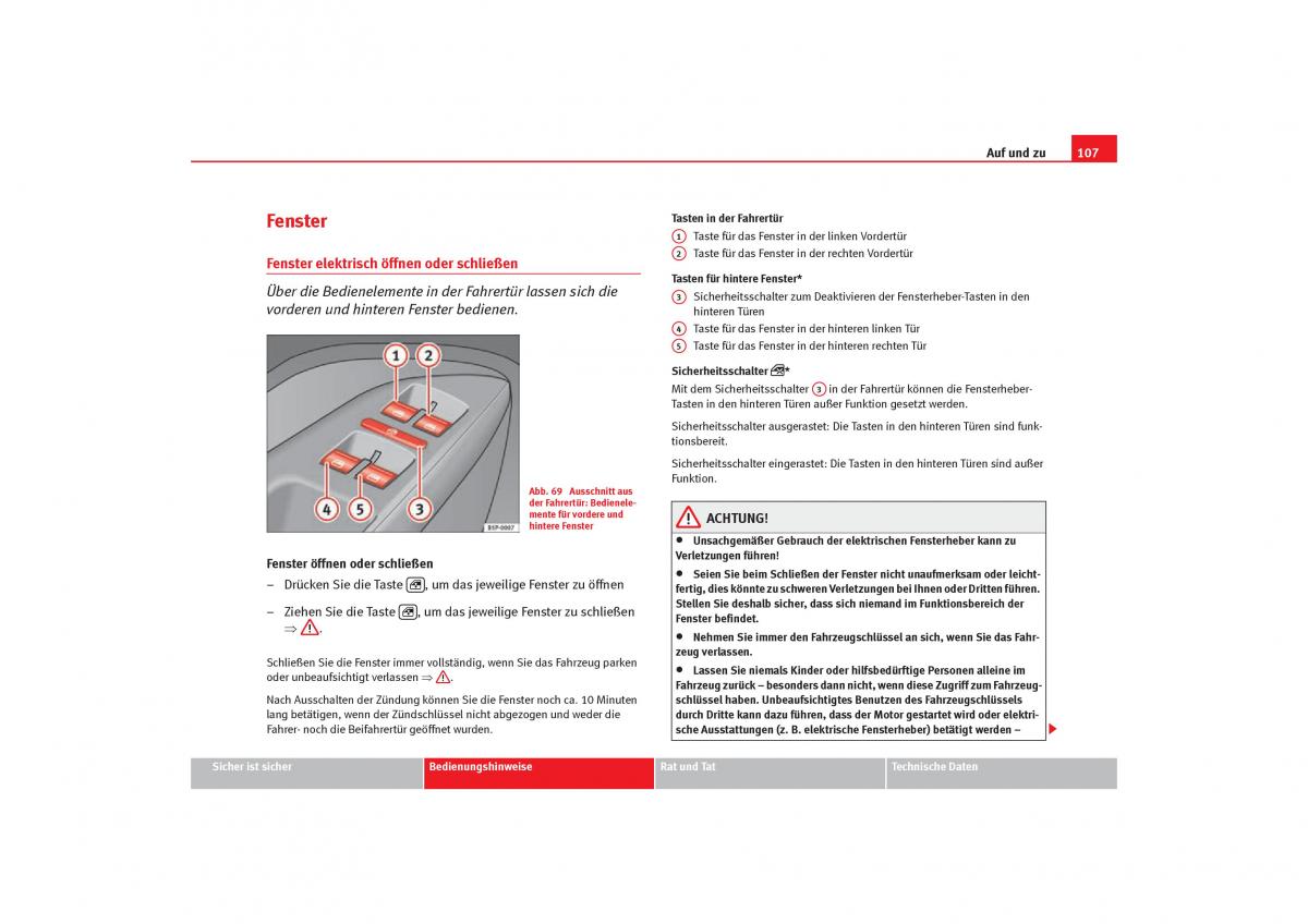 Seat Toledo III 3 Handbuch / page 109