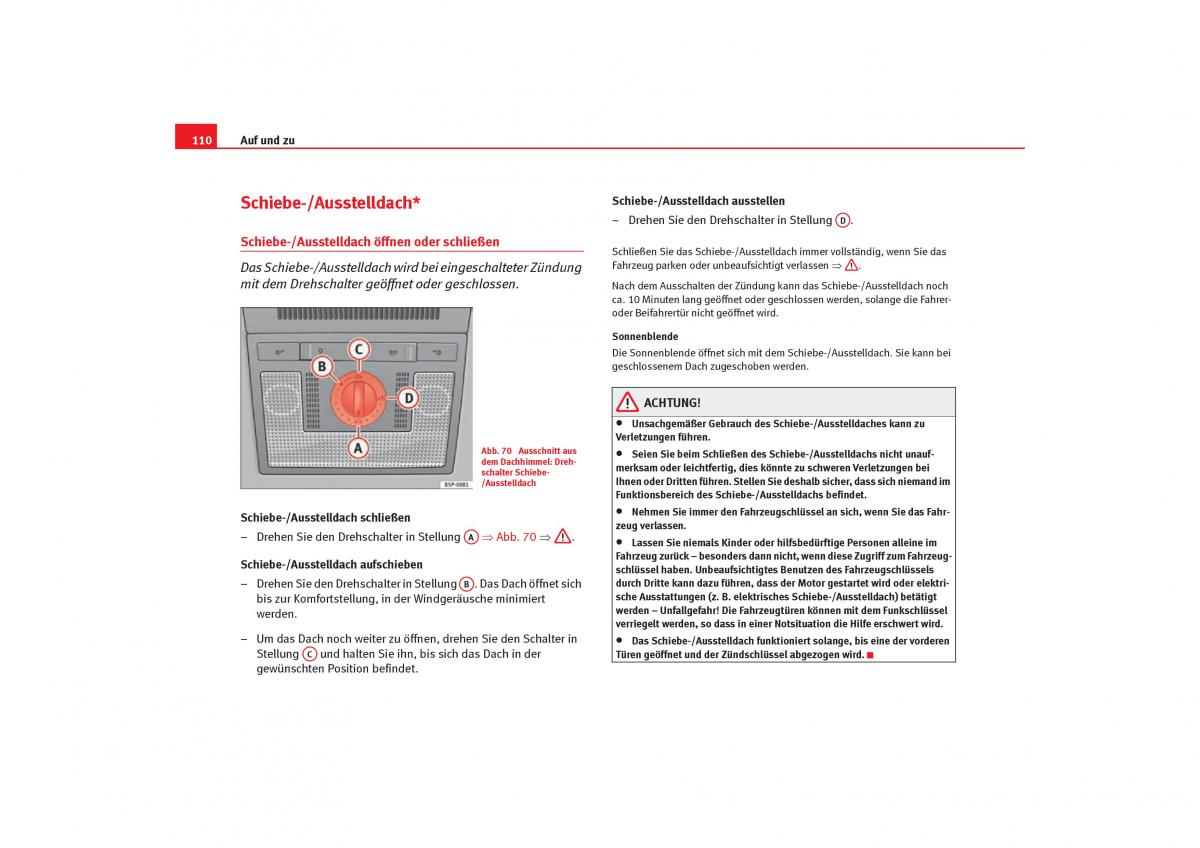 Seat Toledo III 3 Handbuch / page 112