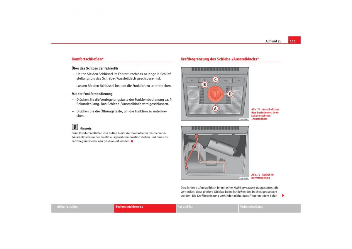 Seat Toledo III 3 Handbuch / page 113