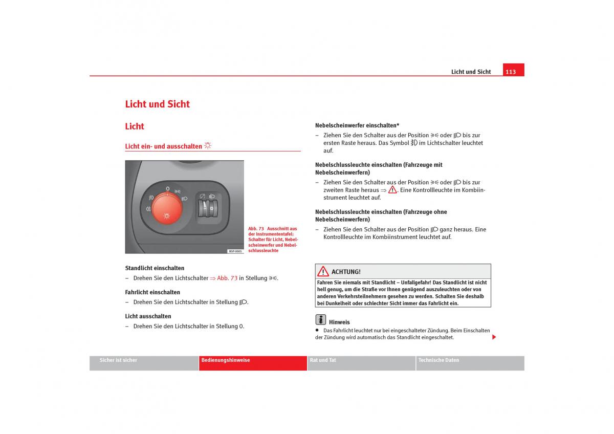 Seat Toledo III 3 Handbuch / page 115