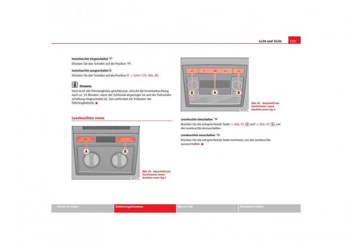 Seat Toledo III 3 Handbuch / page 123