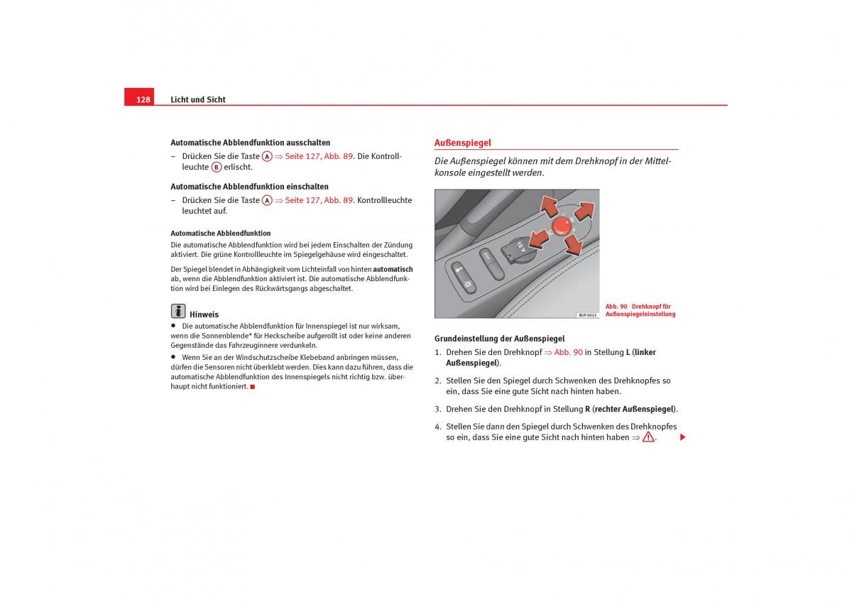 Seat Toledo III 3 Handbuch / page 130