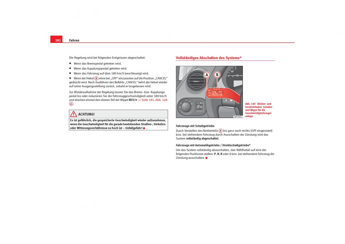 Seat Toledo III 3 Handbuch / page 184