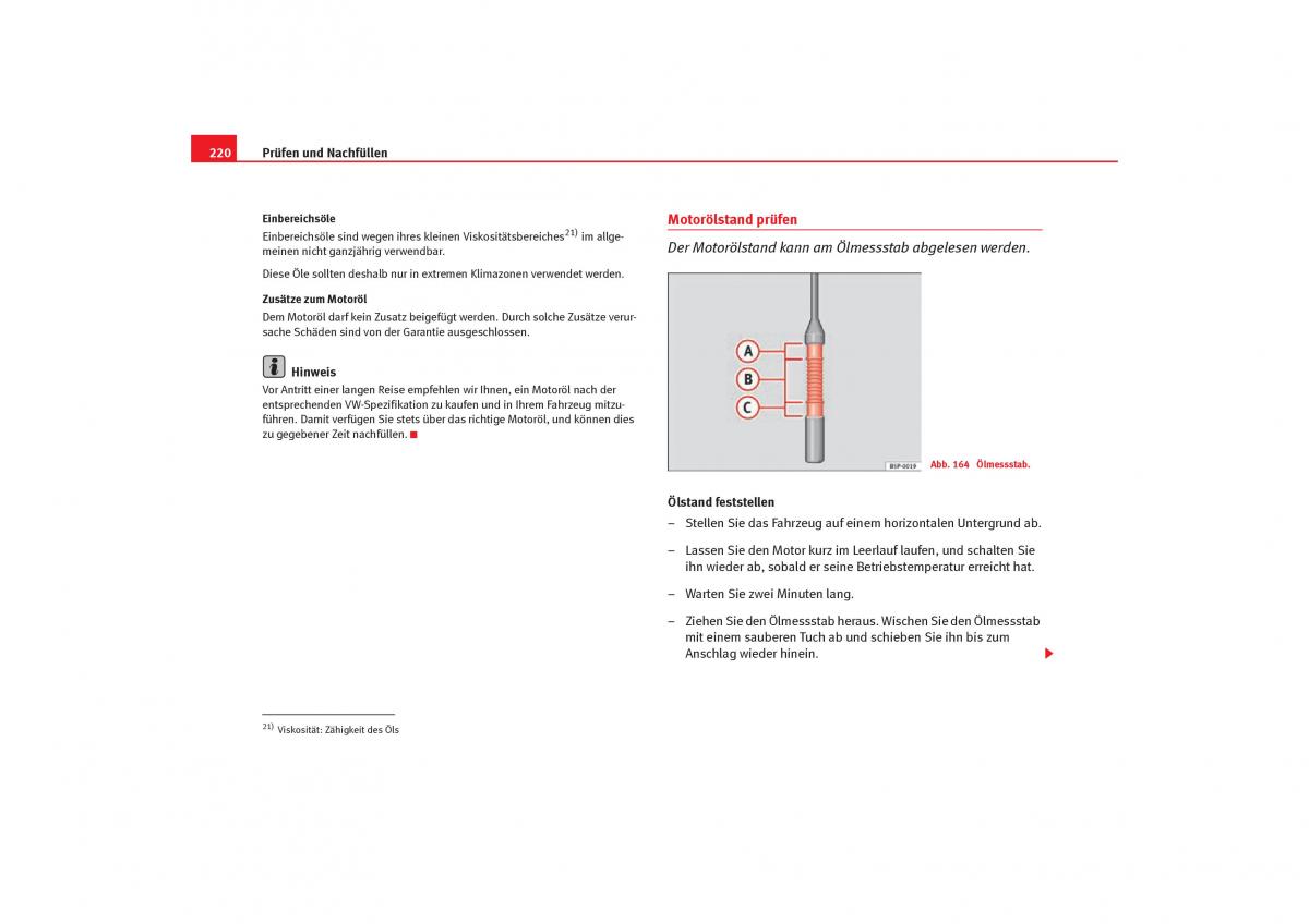 Seat Toledo III 3 Handbuch / page 222