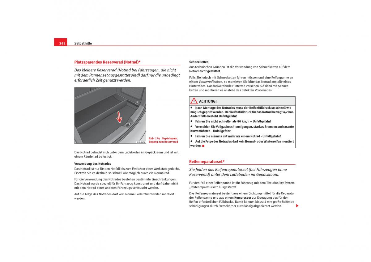 Seat Toledo III 3 Handbuch / page 244