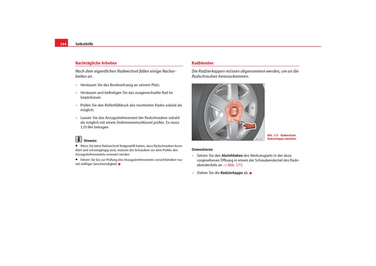 Seat Toledo III 3 Handbuch / page 246