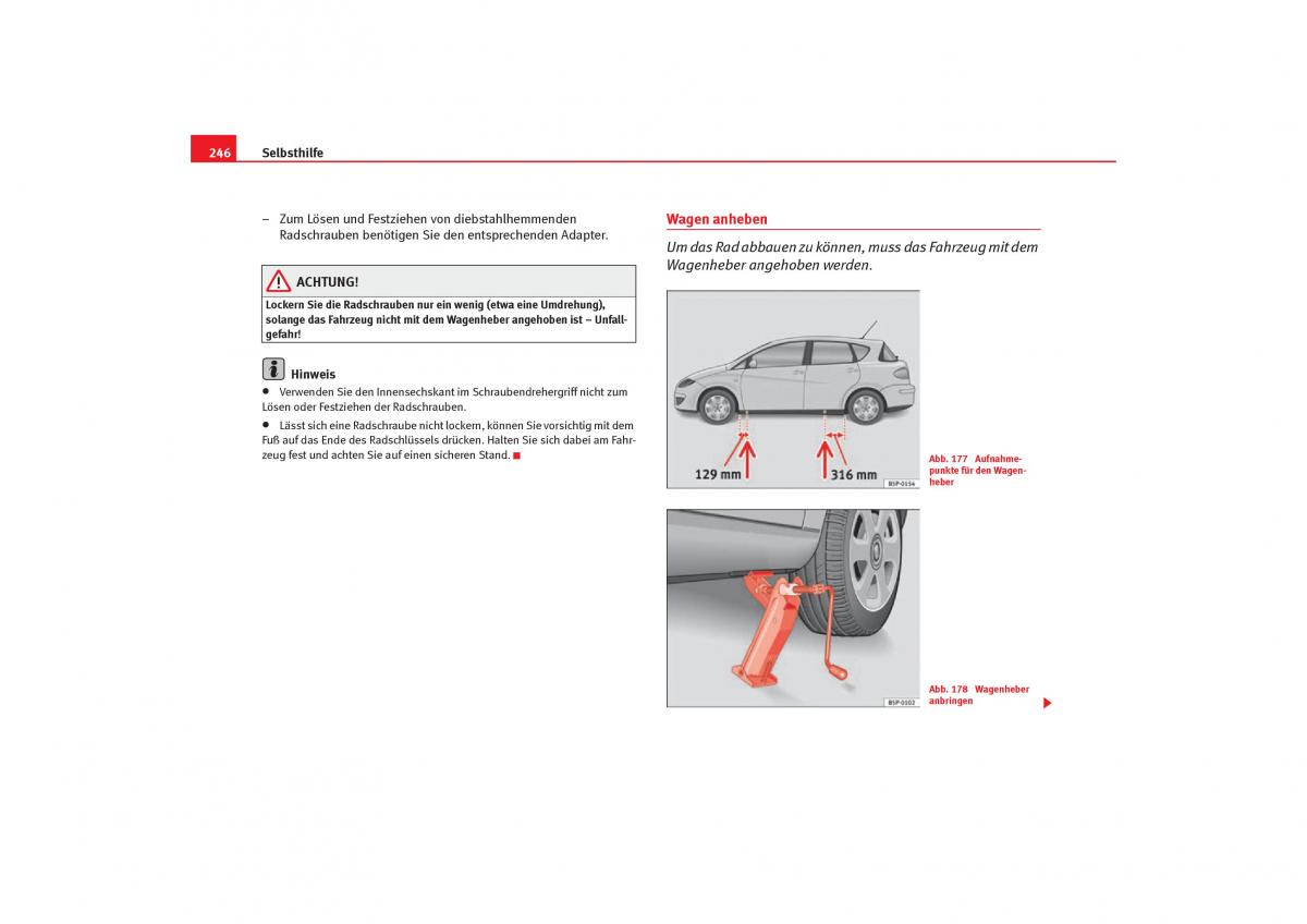 Seat Toledo III 3 Handbuch / page 248