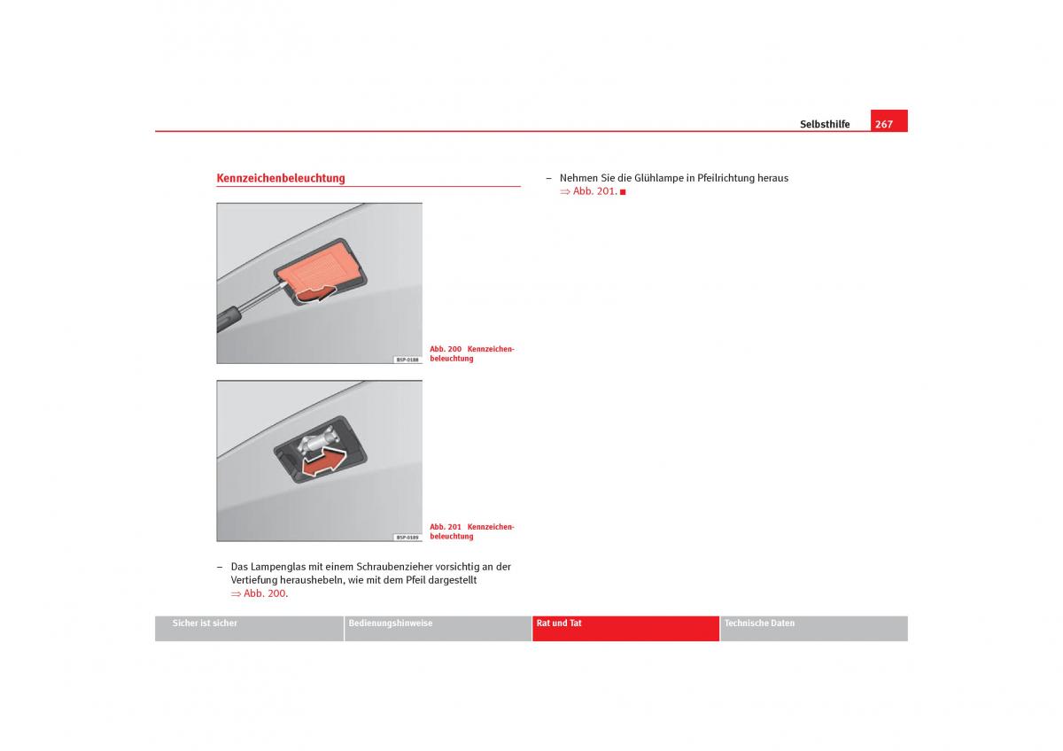 Seat Toledo III 3 Handbuch / page 269