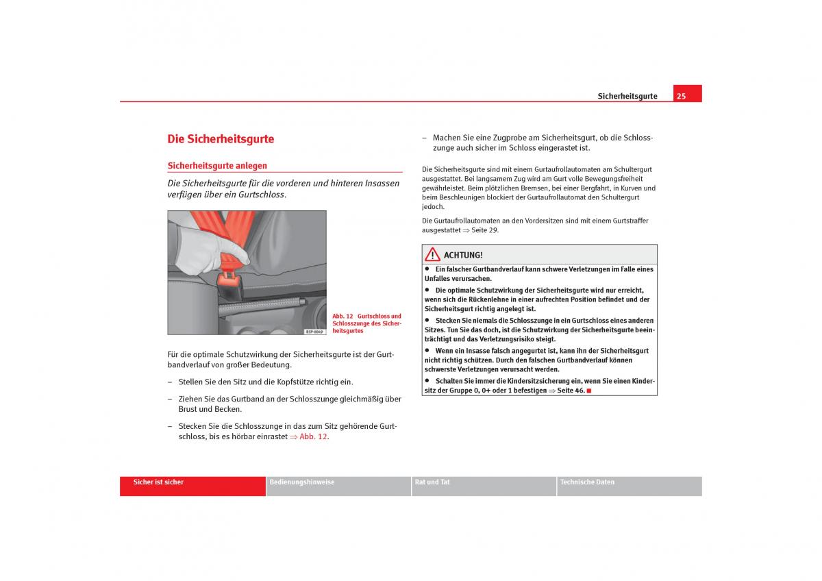 Seat Toledo III 3 Handbuch / page 27