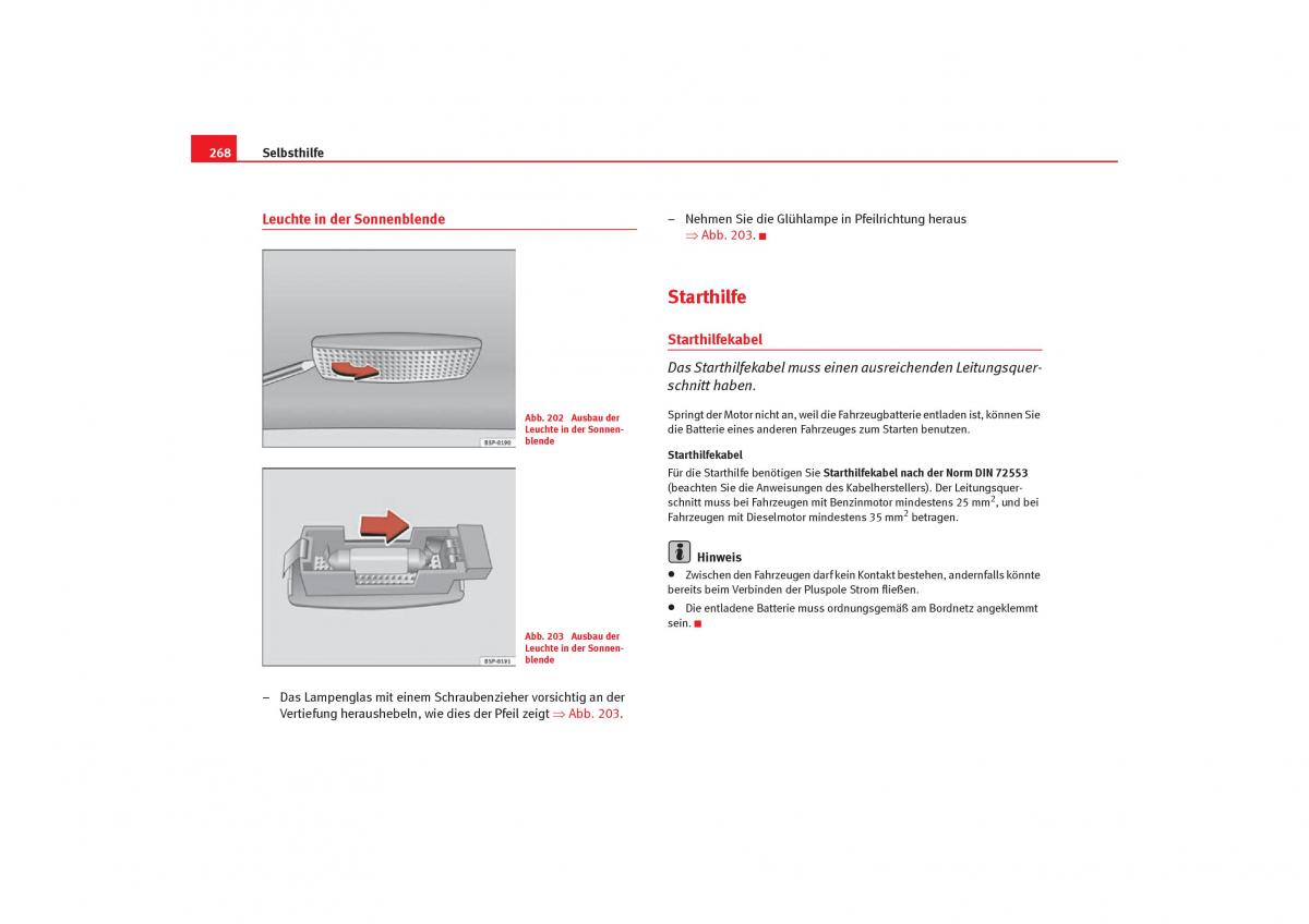 Seat Toledo III 3 Handbuch / page 270