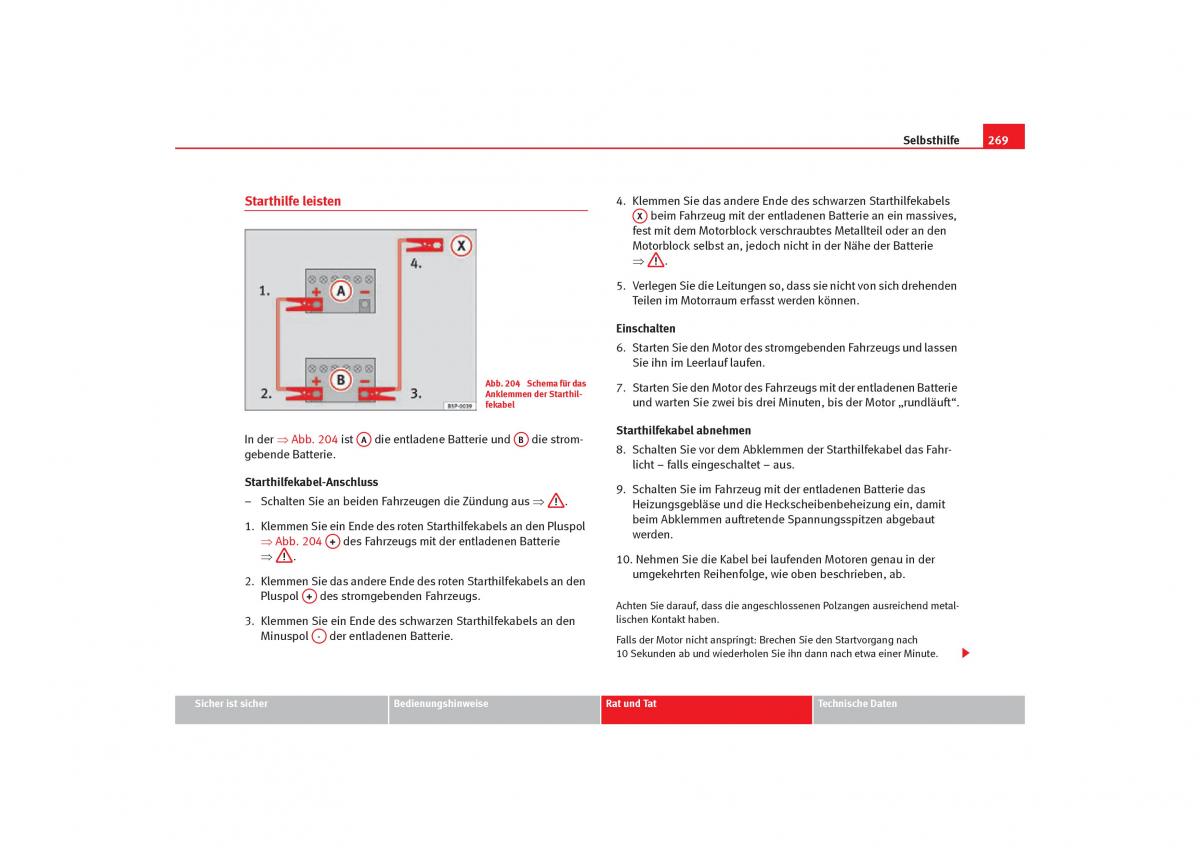 Seat Toledo III 3 Handbuch / page 271